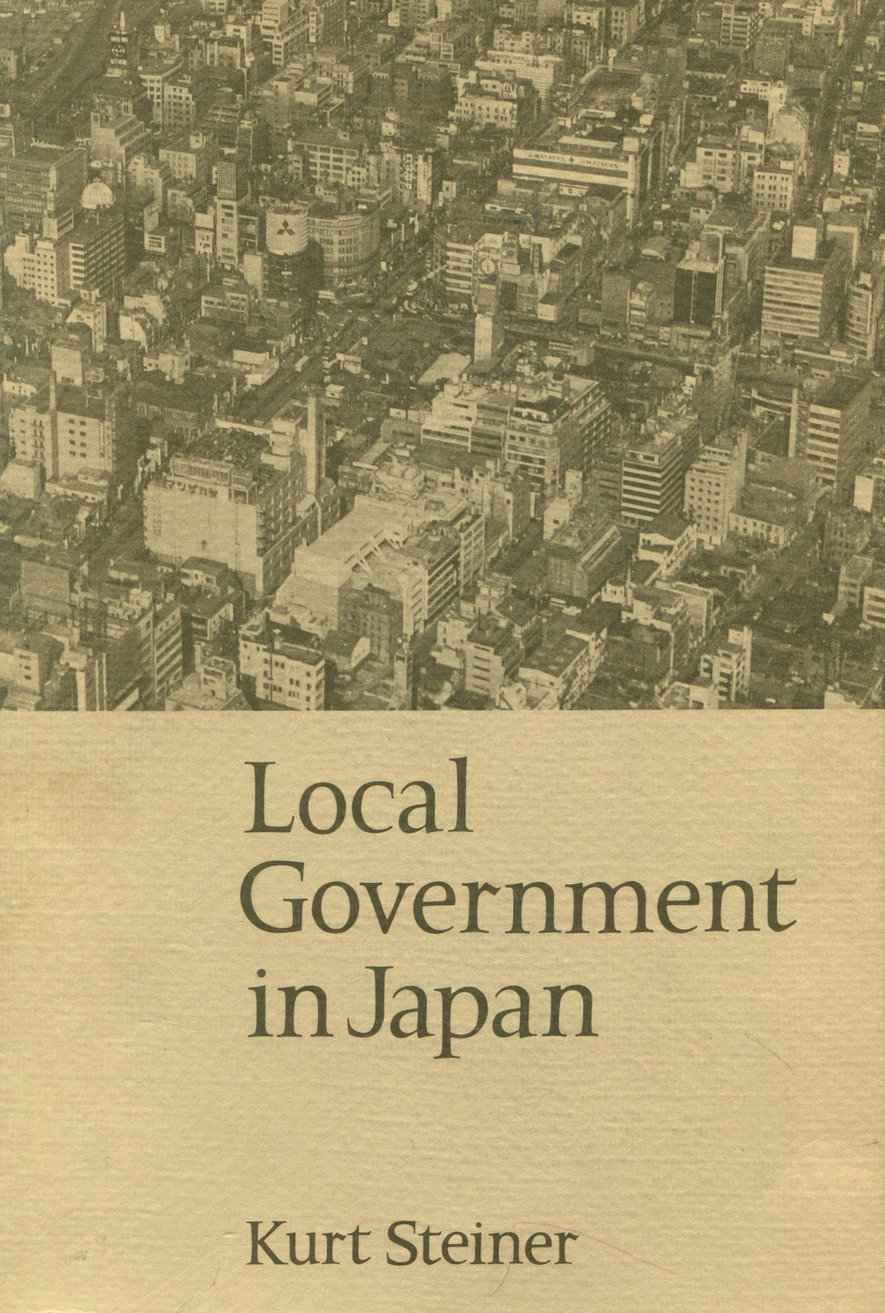 Book cover image for Local Government in Japan ISBN: 9780804702171